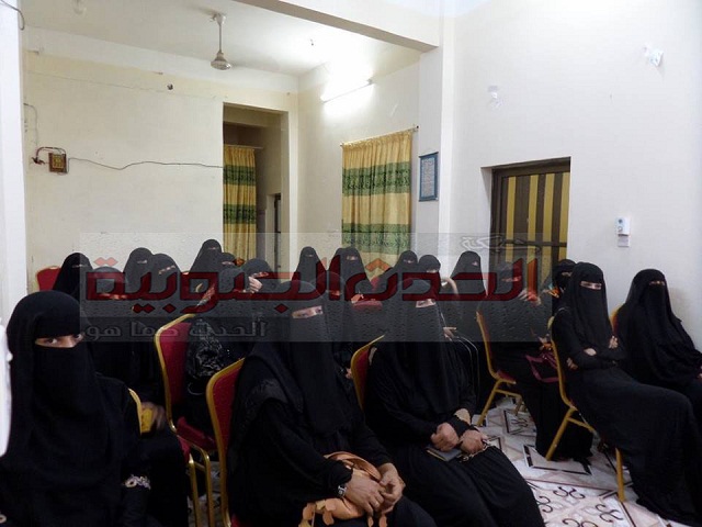 مناهضة العنف ضد المراه في ندوة تدريبية اقامتها مؤسسة شباب ابين