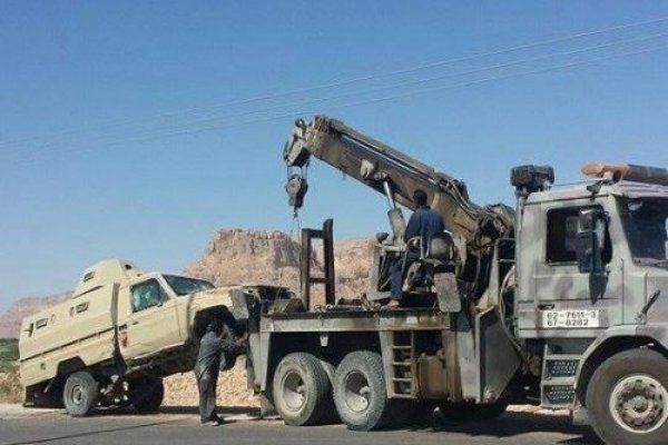 جرحى من الجيش اليمني في كمين مسلح بالخط العام بين الخديرة ومودية