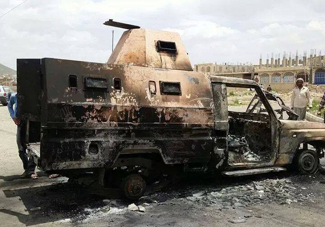 مقتل جندي وإصابة أخر بانفجار عبوة زرعت بالخط العام بمنطقة ضيقة بالمحفد