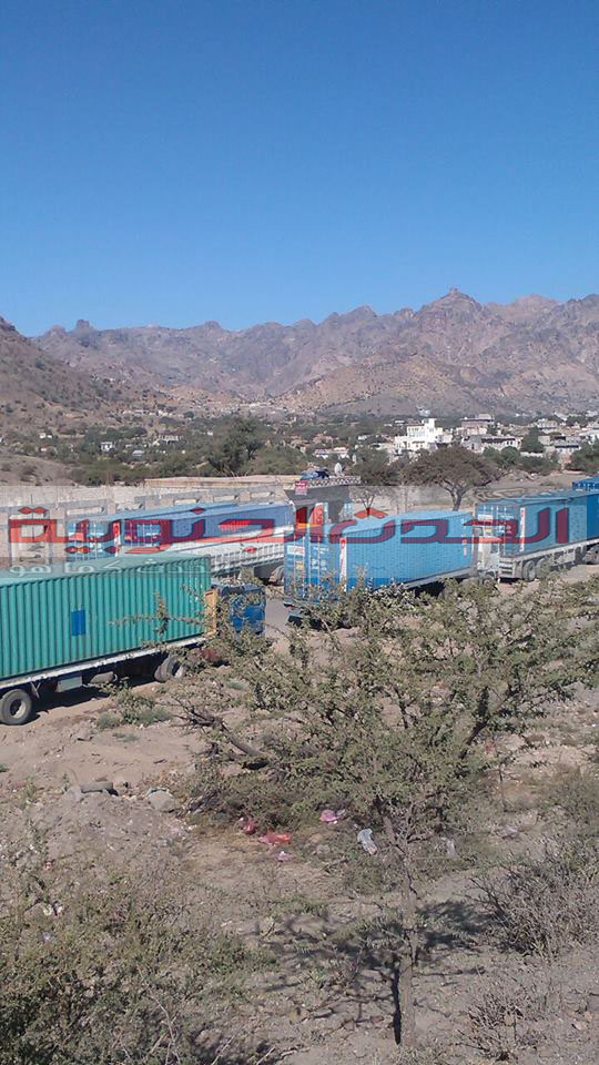 بعد انتهاء المهلة التي أعلنوها أبناء الضالع عبر موقع الحدث الجنوبية اليوم  توقيف أكثر من مئة شاحنة حتى يتم الإفراج عن فارس الضالعي