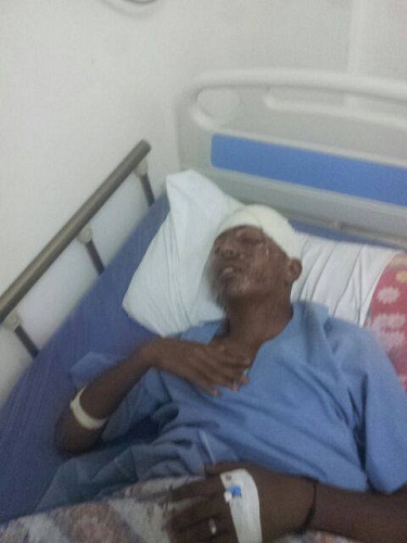 جرحى الحادث المأساوي بلودر يقدمون جزيل الشكر والعرفان لقيادة اللجان ومدير المديرية