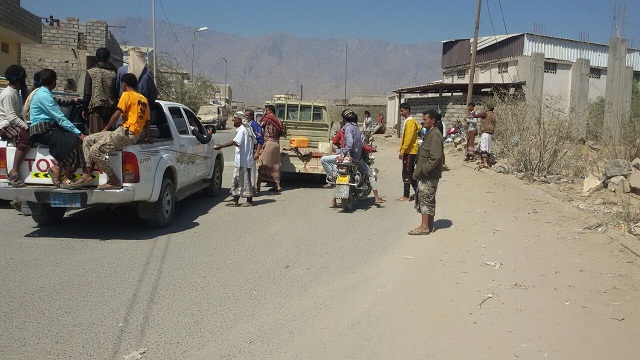 طيران التحالف العربي يشن غارات عنيفة على مواقع للحوثي والمخلوع بمدينة لودر والعين