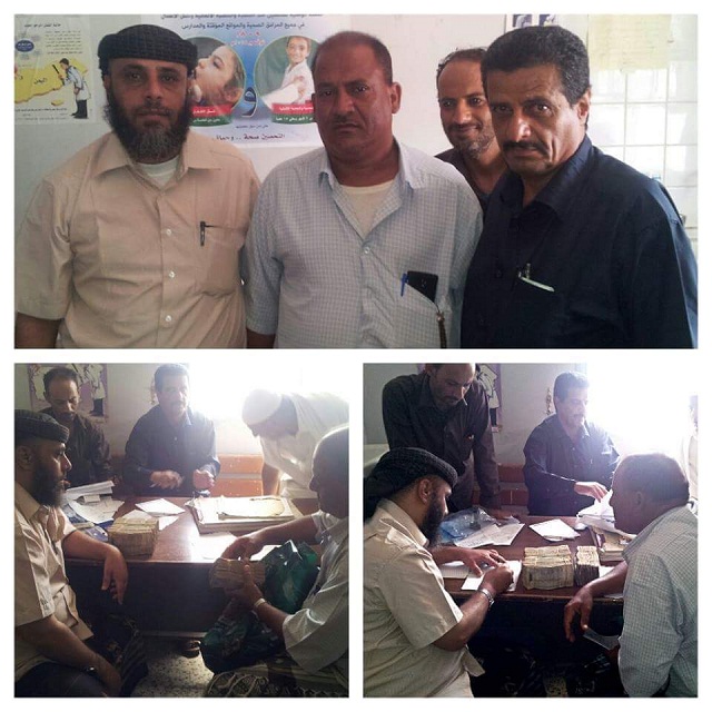 الجنوبيون بأمريكا يقدمون دعما ماديا لصالح مستشفى النصر الضالع