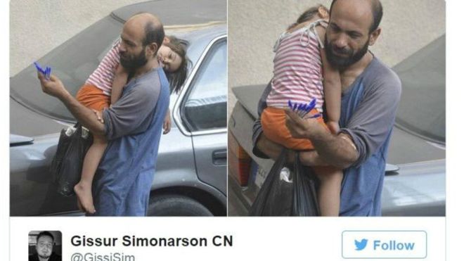 التليغراف: “لاجيء سوري يتسلم 40 ألف جنيه استرليني من تبرعات بعد تداول صورته”