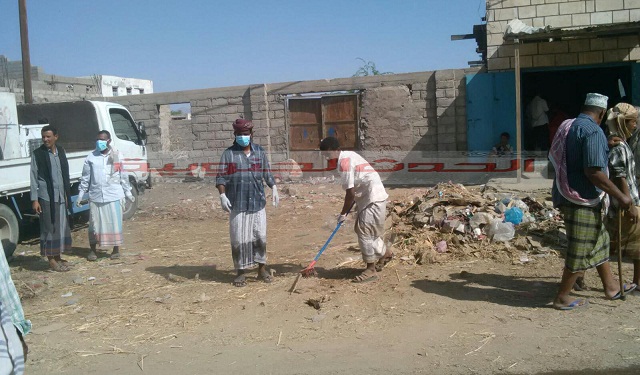 تحت شعار “نظافتي من نظافة مدينتي” حملة طوعية لتنظيف الشارع العام بالمحفد