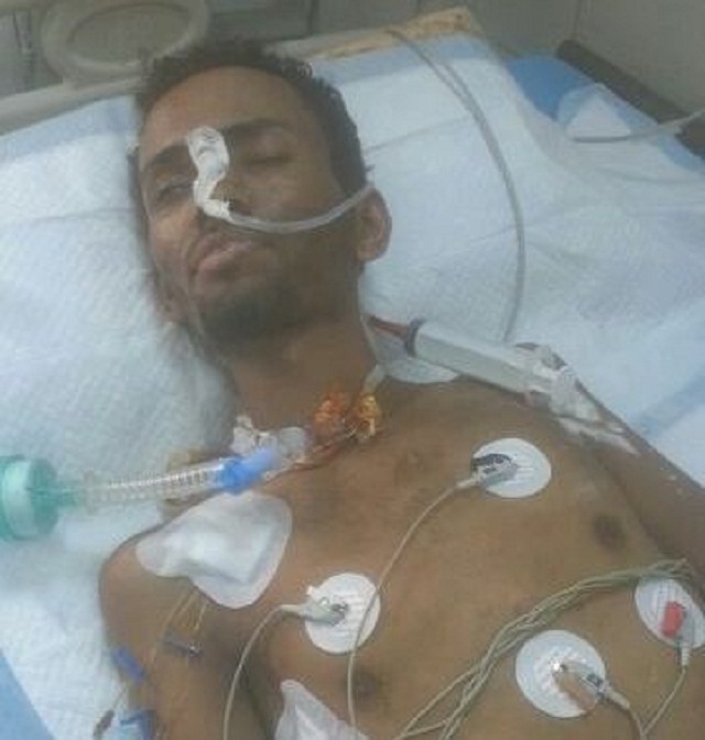 رسالة إلى من يهمه الأمر : أنقذوا حياة البطل الجريح مالك السعيدي