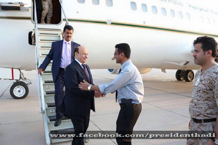 غياب بحاح عن استقبال هادي يثير التكهنات