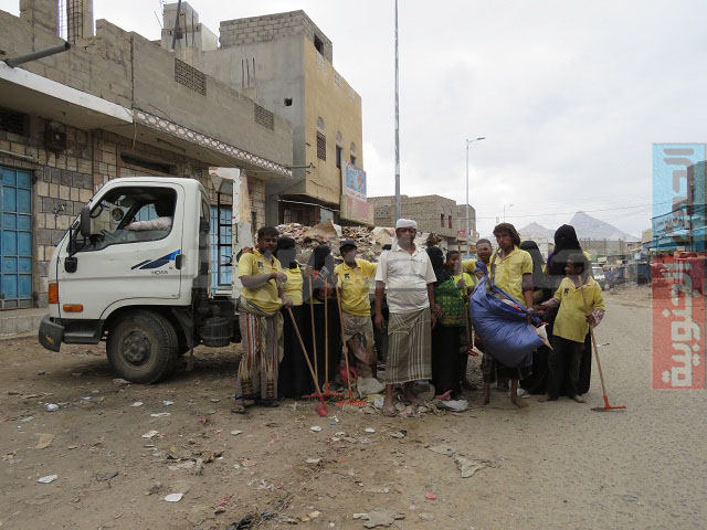 بتمويل لجنة الإنقاذ الدولية حملة لتنظيف شوارع مدينة مودية