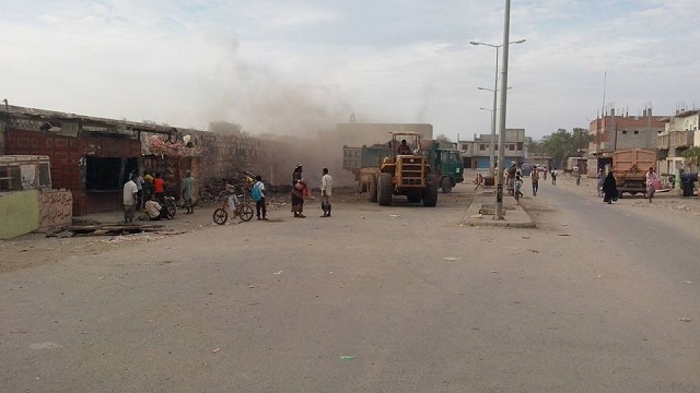 جعار تنهض بسواعد شبابها : حملة تنظيف لشوارع المدينة