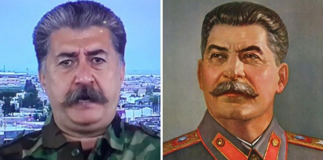 ستالين يظهر في كردستان (صور)