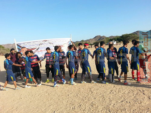 الاهلي يتأهل الى المباراة النهائية بدوري الشهيدين احمد والخضر العسل بمودية