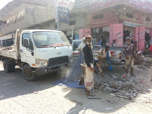 “نظافة مدينتي مسؤليتي” المجلس اﻻهلي بمودية يتبنى حملة لنظافة شوارع المديرية