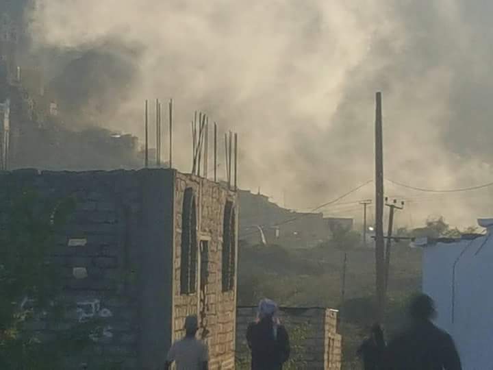 لودر تحت القصف “تقرير منفرد للحدث الجنوبية”