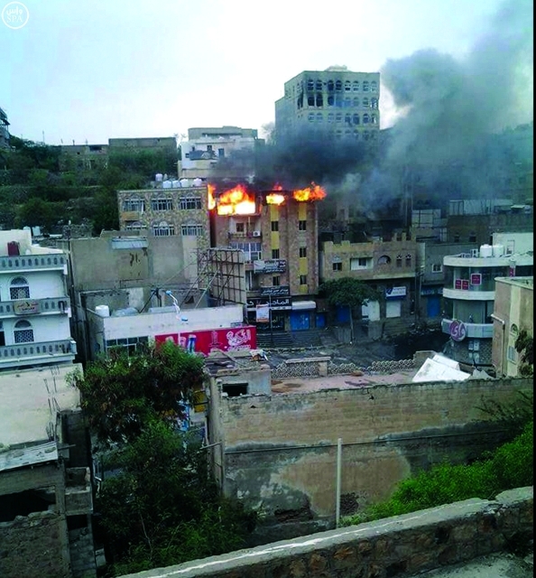 القوات الشرعية تُطهّر مديرية المسراخ بتعز