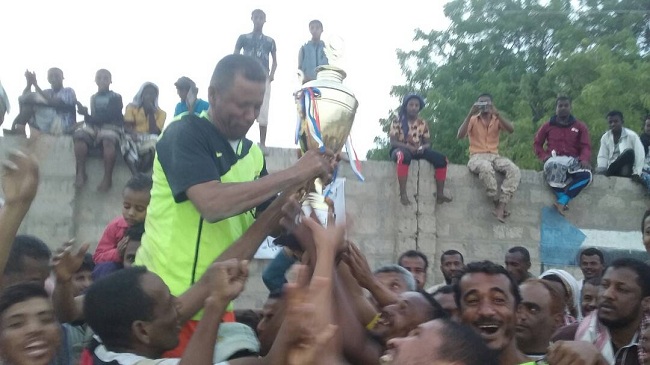 سواحل يتتوج بطلآ بكأس بطولة المتزوجين الاولى بمدينة زنجبار