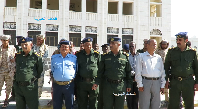 قيادة التحالف العربي بعدن تلتقي قيادات أمنية رفعية من محافظة أبين